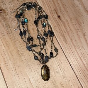Handmade labradorite necklace